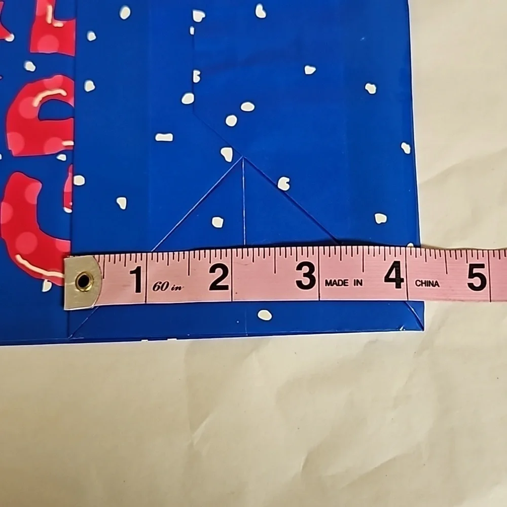 Holiday Gift Bags Rugrats Poinsettias Greetings Bundle of 11 - Picture 14 of 14